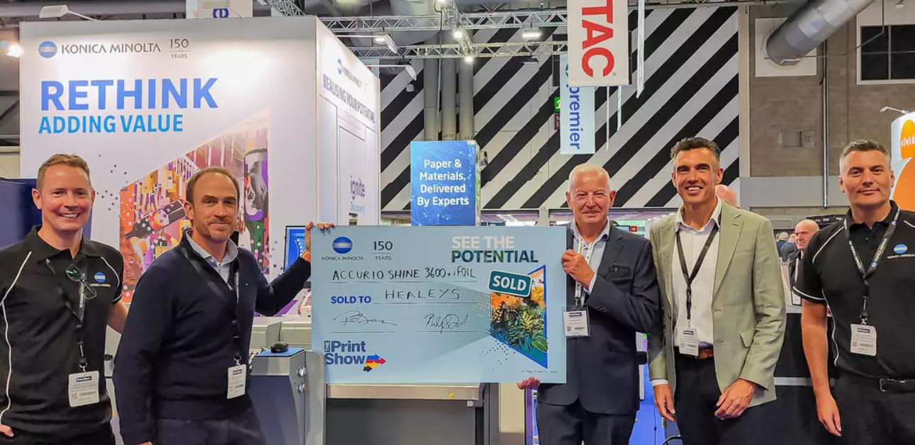 Healeys Printers Takes Delivery of New Konica Minolta Accurioshine 3600